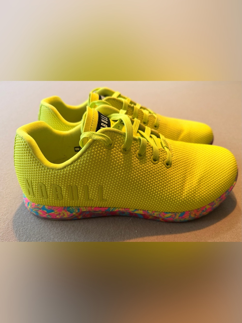 Nobull Men's Neon Green Training Shoes in Size 9. Like New!